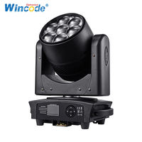 Ojo de abeja 7*40W Rgbw Zoom Wash Led luz con cabezal móvil para Ktv Nightclub cabeza móvil Disco Luz de escenario