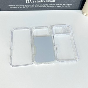 Nouvelle arrivée <span class=keywords><strong>Coque</strong></span> de téléphone antichoc en TPU+PC avec cadre de caméra couleur unie et paillettes époxy pour XIAOMI 17T PRO 5G - Product Image 5