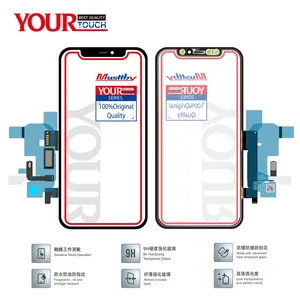 Musttby YOUR Series - Cristal Digitalizador Táctil + Pegamento OCA para Reemplazo de Pantalla Táctil X/XS/XR/11/12/13/14/15/PROMAX - Product Image 3