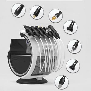 Appareil professionnel de soin de la peau sur pied, 7 poignées, construction métal-plastique, équipement de dermabrasion 7-en-1 pour soins du visage, usage en salon, 10,1 pouces - Product Image 4