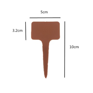 Étiquettes de plantes de <span class=keywords><strong>jardin</strong></span> en plastique rigide épaissi, marqueurs de fleurs pour plantes en pot de 3e génération, étiquettes à insérer - Product Image 4