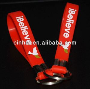 2021 Cheap Sell Any of <b>Customized</b> logo Text Silicone <b>Keychain</b> - Product Image 2