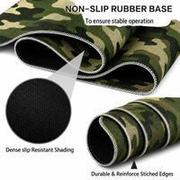 Tapis de souris de jeu en tissu caoutchonné imperméable et antidérapant, personnalisable, multi-tailles, avec design anti-rayures et RGB pour une utilisation à la maison/au bureau