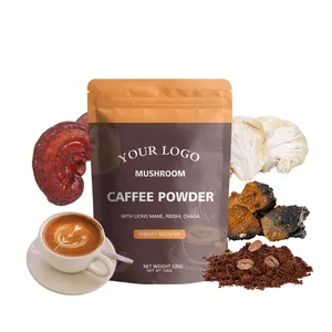 OEM Organic Blend Mushroom Powder Coffee Flavor Instant Mushroom Blend Powder