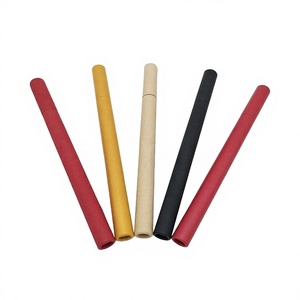 Custom Colorful Embossed Paperboard Thin Long Cylinder Recyclable Telescope <b>Boxes</b> Small Incense Sticks <b>Packing</b> with Logo - Product Image 3