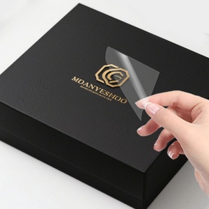 Tem nhãn kim loại tự dính thiết kế tùy chỉnh, in UV, bề mặt bóng, mạ niken, nổi 3D, logo nổi, dùng cho bao bì - Product Image 1