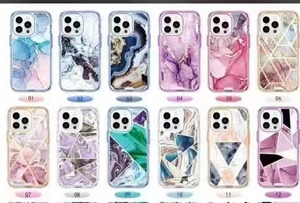 Coques de téléphone portable en <span class=keywords><strong>marbre</strong></span> tendance pour tous les téléphones, personnalisées, antichoc, protection 360°, Fundas Para Celulares - Product Image 4