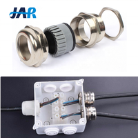 JAR Type métrique d'entrée de câble IP68 étanche m8 m6 presse-étoupe en acier inoxydable m20x15