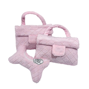 Giocattoli Squeak di Lusso Personalizzabili per Cani in Peluche Morbido Accessorio da Masticare a Forma di Osso Borsa Tazza di Design per Cuccioli - Product Image 4
