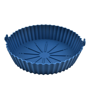 En gros : Accessoires de cuisine : Plateau de cuisson rond pour friteuse à air, Tapis pour panier à poulet frit, Pot en silicone pour friteuse - Product Image 1