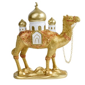 Figurine de chameau du Moyen-Orient-Décor en résine moderne pour la maison/le bureau, cadeau et souvenir exquis - Product Image 5