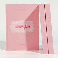 Carnet de notes à couverture personnalisée imprimant une surface d'écriture lisse avec ruban de marque-pages