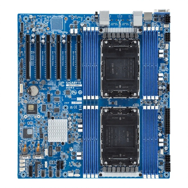Gigabyte MS73-HB1 Server Motherboard Dual-socket 5th/4th Gen Xeon LGA4677 DDR5 8 Memory Banks PCIe5.0