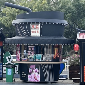 Wholesale Food Truck Food <b>Trailer</b> Mini Square Hamburgers Pizza BBQ Fast Food <b>Trailer</b> Ice Cream <b>Bike</b> Bicycle Cart <b>for</b> Sale - Product Image 3