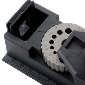 Woodworking Drilling Positioning Clamp 10-Hole 3-12mm <b>Drill</b> <b>Bit</b> Limiting Ring Set For DIY <b>Wood</b> Projects - Product Image 1