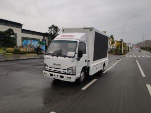 ISUZU P4 P5 P6 Customized Mobile LED Advertising Truck with Screen Lifting and Stage Truck - Product Image 3