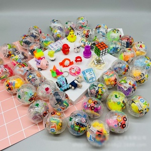 Huevos de Plástico con Juguetes de Animales 47*56mm Estilo Aleatorio Huevo Sorpresa Redondo y Cápsula de Juguete Mini Unisex Juguetes Baratos para Máquinas de Garra para Niños - Product Image 5