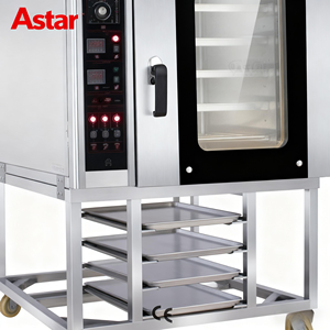 เตาอบลมร้อน Astar 3 ชั้น แบบตั้งโต๊ะ เตาอบพิซซ่าระดับมืออาชีพ อุปกรณ์เบเกอรี่เชิงพาณิชย์ เตาอบสำหรับร้านอาหาร รุ่น ASD-3C-ASM - Product Image 2