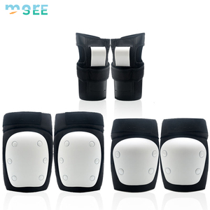 Seemore 6 pcs/set PC Shell Protetor Do Joelho Cotovelo Almofadas Capacete Guarda De Pulso Skate Roller Skating Engrenagem Protetora - Product Image 3