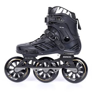 Rollers en Ligne de Vitesse Freestyle Slalom pour Hommes et Femmes, Chaussures de Patinage à <span class=keywords><strong>3</strong></span> <span class=keywords><strong>Roues</strong></span> en Alliage d'Aluminium, <span class=keywords><strong>Roues</strong></span> en PU, Vente en Gros pour Adultes - Product Image 3