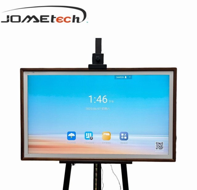 43 Inch 4K UHD Wooden Digital Picture Frame with Remote Control Indoor/Outdoor Use Retail Store Display Android 12.0 & Wi-Fi 6