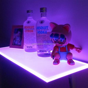 Đầy Màu sắc treo tường LED nổi tường kệ thắp sáng chai thủy tinh giá nổi Giày tường kệ cho cửa hàng bán lẻ showroom - Product Image 6