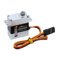 Servomoteur numérique mini sans noyau JX Servo PDI-HV2010MG 11,2 kg 0,07 sec 20 g, grand couple, engrenages métalliques, connecteur JR 200 mm, roulements 2BB