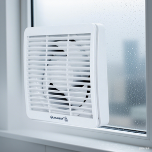 Elektrischer Geräuscharmer Badezimmer-Abluftventilator zur Fenstermontage, Toilettenlüfter, ODM Anpassbar, 8 Zoll, für den Heimgebrauch, Großhandel - Product Image 3