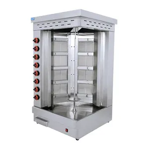 2022 Best-selling Commercial Fashion Cool Fully Automaticro Rotary Gas Multifunctional Doner Kebab Making For Restaurant