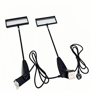 Kit d'éclairage portable pour stand d'exposition avec bras long LED 25W 3000K/4000K/6500K et câble connectable - Product Image 2