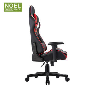 Chaise pivotante de jeu réglable personnalisée, fournisseur de chaise de course de jeu d'occasion rouge et <span class=keywords><strong>noir</strong></span> - Product Image 3