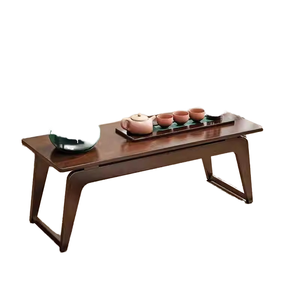 Mesa de té de madera maciza de estilo japonés para apartamento pequeño Simple Kung Fu <span class=keywords><strong>Bay</strong></span> ventana balcón para sala de estar hogar café juegos de té - Product Image 6
