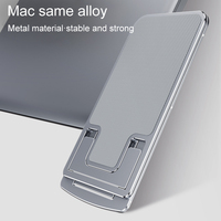 Vente en gros pliable CNC en alliage d'aluminium portable 6 vitesses réglable support de tablette pour téléphone de bureau support de téléphone portable