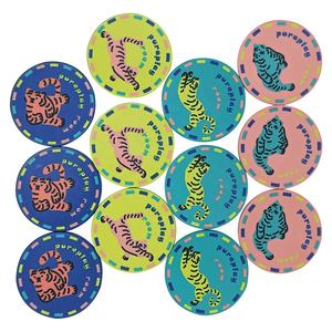 Jetons de <span class=keywords><strong>poker</strong></span> en céramique unis professionnels de 10 g, 39 mm, couleurs, casino de qualité supérieure, sans MOQ, logo tigre personnalisé pour le <span class=keywords><strong>tour</strong></span> de <span class=keywords><strong>poker</strong></span> européen - Product Image 5