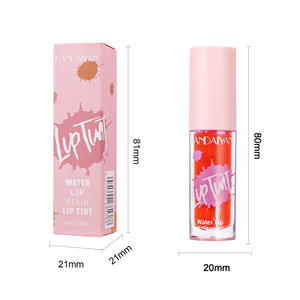 Fruchtsaft Lip Tint Antihaft becher Flüssiger Lippenstift und Rouge 2 In1 Wasserdichtes, langlebiges Wasser Lippen fleck Lippen & Wangen Make-up 1St - Product Image 6