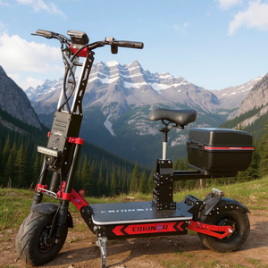 Monopattino Elettrico Pieghevole Geofought <span class=keywords><strong>Rider</strong></span> 8 per Adulti, Batteria al Litio 72V 30-100Ah, Controllo Tramite App, Pneumatici Fat da 13-14 Pollici - Product Image 5