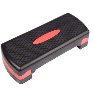 Banc de marche aérobie 2 niveaux de hauteur réglable Fitness Stepper pour les routines d'entraînement de gymnastique à domicile Yoga Gym Aérobic - Product Image 1