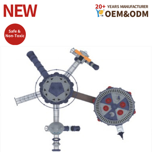 Aire de jeux extérieure pour enfants |   Série Alpha Planet Glissade et filet d'escalade |   pour les parcs et les communautés, certifié CE - Product Image 3