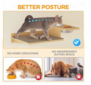 Rak Dinding Kayu Ramah Lingkungan untuk Kucing, 4 Tingkat, Perakitan Mudah, Dikemas dalam Karton, untuk Kucing di Dalam Ruangan - Product Image 5