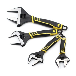 Многофункциональный большой открытый ключ OEM из углеродистой стали 150-300 мм регулируемый ключ с точной шкалой и мягкой ручкой TPR - Product Image 6