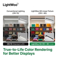 Système de profilé lumineux linéaire LED en aluminium durable 200lm/W, lampe à raccordement, vente directe, bon prix, pour projets de luminaires suspendus