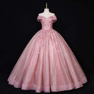 Vestidos de Quinceañera de Lujo con Lentejuelas 2025, Vestido de Fiesta Clásico con Hombros Descubiertos, Vestido de Gala, Vestido de Graduación Personalizable - Product Image 3