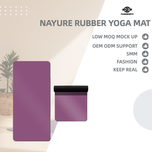 Tapete <span class=keywords><strong>de</strong></span> <span class=keywords><strong>Yoga</strong></span> <span class=keywords><strong>de</strong></span> Caucho Natural Mejorado, Extra Grueso, Impermeable, Antideslizante, Tapete <span class=keywords><strong>de</strong></span> <span class=keywords><strong>Yoga</strong></span> Premium Personalizado al por Mayor - Product Image 1