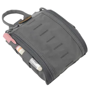 กระเป๋าปฐมพยาบาลแบบปลดเร็ว Cordura Tactical Medical Pouch สำหรับแพทย์  กระเป๋าแพท<span class=keywords><strong>ย</strong></span>์แบบ Molle - Product Image 4
