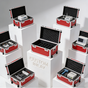 OEM güçlü taşıma kapasitesi sert alüminyum uçuş arabası taşıma çantası <span class=keywords><strong>Pilot</strong></span> yol çantası ekipman taşıma için iç köpük ile - Product Image 5