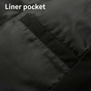 Chaqueta de Invierno Extra Grande para Hombre, Gruesa y Cálida, con Logotipo Personalizado, Chaqueta Acolchada - Product Image 6