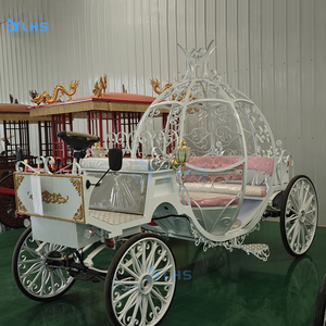 Voiture de cérémonie de mariage véhicule royal d'<span class=keywords><strong>occasion</strong></span> originale fourgonnette citrouille électrique élégante pour la fête de mariage - Product Image 5