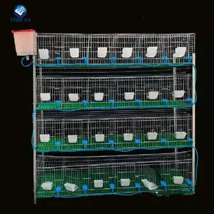 China factory wholesale professional rabbit intensive farm cage with accessories spring lock 18 doors cage