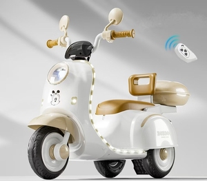 Motocicleta Eléctrica para Niños, con Asiento para Niños y Niñas, Triciclo para Bebés, Control Remoto, Juguete, Scooter Recargable - Product Image 5