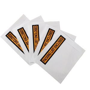 Tự dính rõ ràng nhựa Kinh Doanh Phong bì tùy chỉnh thực hiện an ninh đóng gói danh sách và hóa đơn kèm theo nhãn - Product Image 5